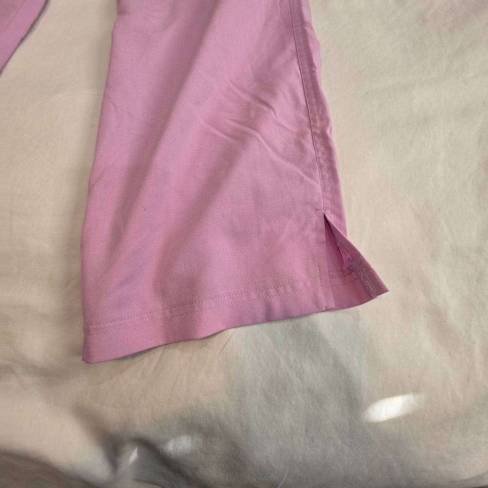 Med Couture Touch Cargo Scrub Pants Women XL Lilac Good Stretch Pockets - Picture 2 of 13